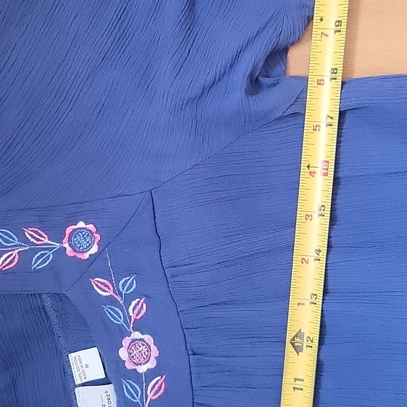 Vermont country store blue nightgown size M - Picture 4 of 6